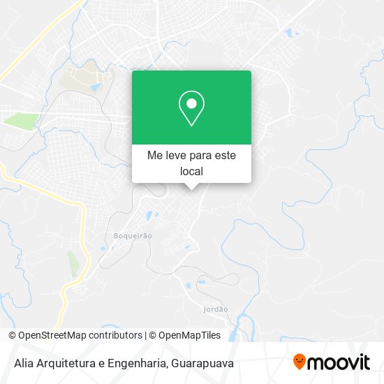 Alia Arquitetura e Engenharia mapa