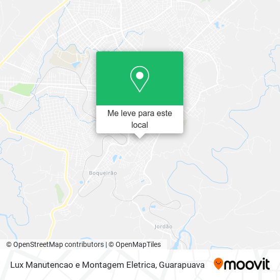 Lux Manutencao e Montagem Eletrica mapa