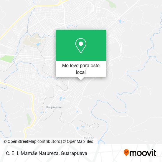 C. E. I. Mamãe Natureza mapa
