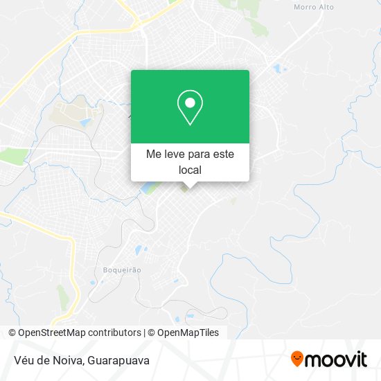 Véu de Noiva mapa