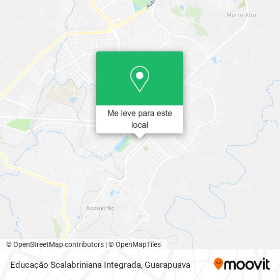 Educação Scalabriniana Integrada mapa