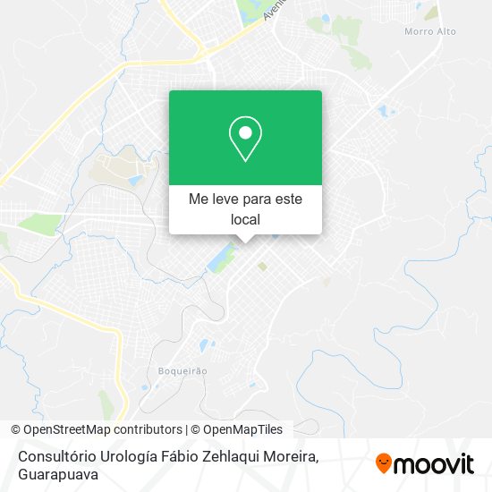 Consultório Urología Fábio Zehlaqui Moreira mapa