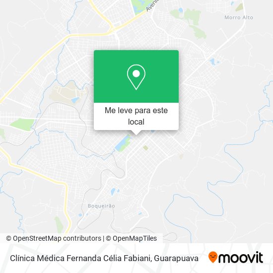 Clínica Médica Fernanda Célia Fabiani mapa