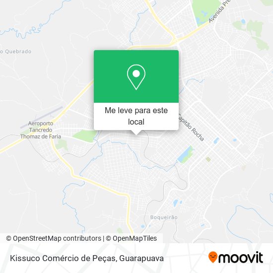 Kissuco Comércio de Peças mapa