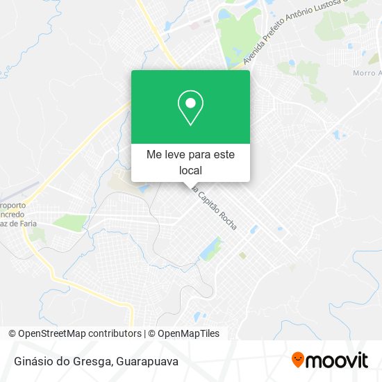 Ginásio do Gresga mapa