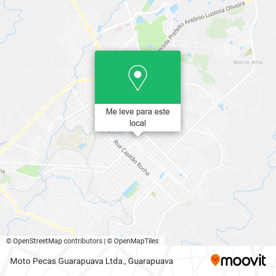 Moto Pecas Guarapuava Ltda. mapa