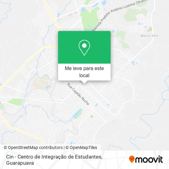 Cin - Centro de Integração de Estudantes mapa