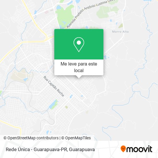 Rede Única - Guarapuava-PR mapa