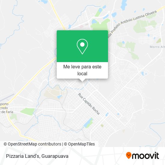 Pizzaria Land's mapa