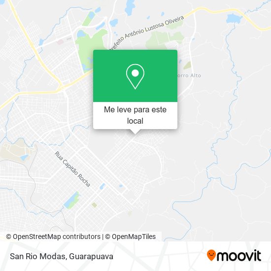 San Rio Modas mapa