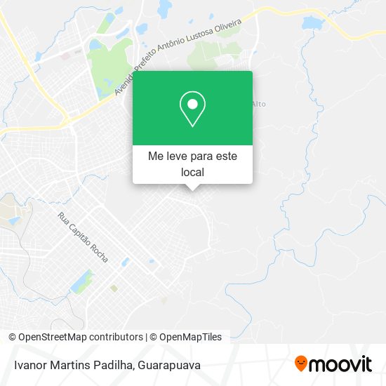 Ivanor Martins Padilha mapa