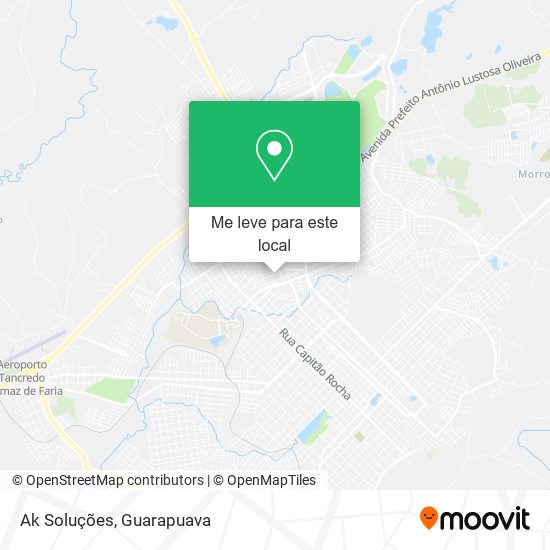 Ak Soluções mapa