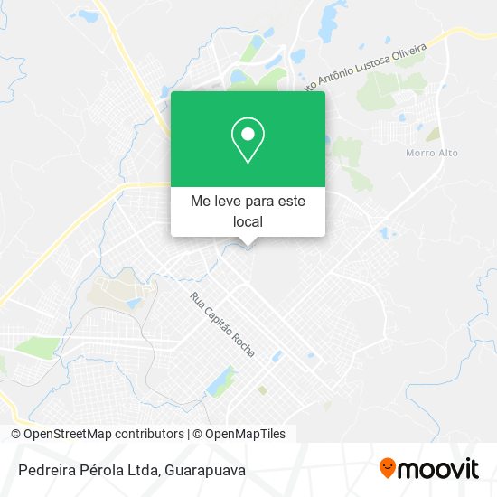 Pedreira Pérola Ltda mapa