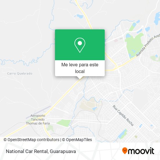 National Car Rental mapa