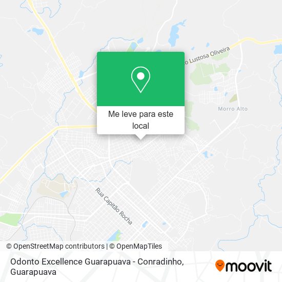 Odonto Excellence Guarapuava - Conradinho mapa