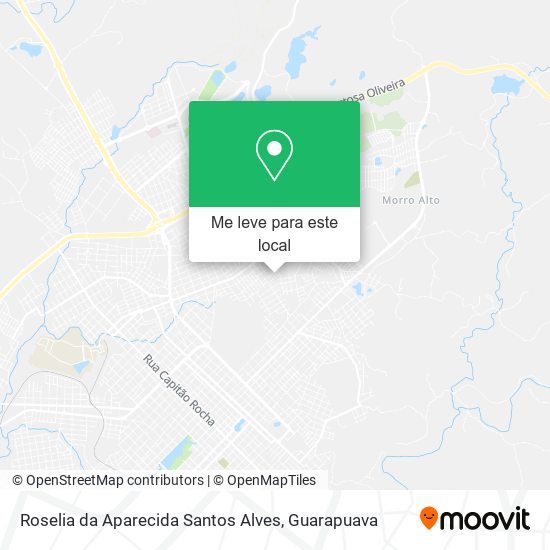 Roselia da Aparecida Santos Alves mapa
