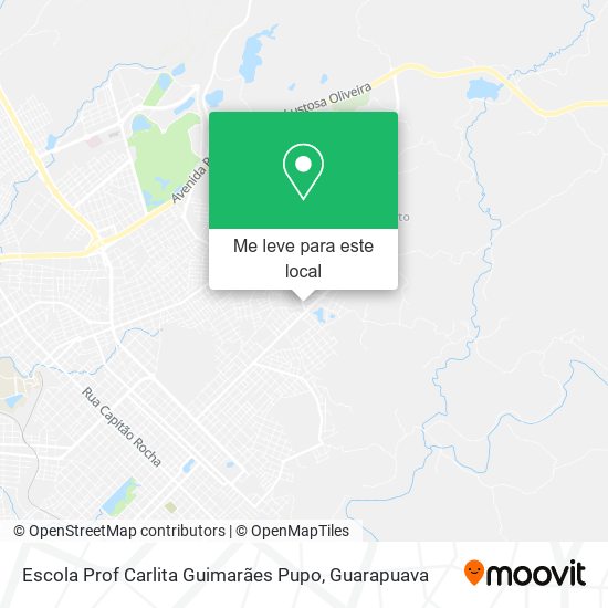 Escola Prof Carlita Guimarães Pupo mapa