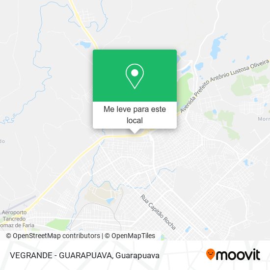VEGRANDE - GUARAPUAVA mapa