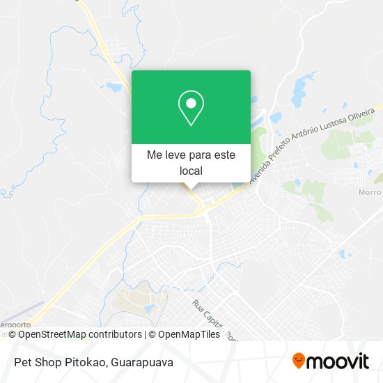Pet Shop Pitokao mapa