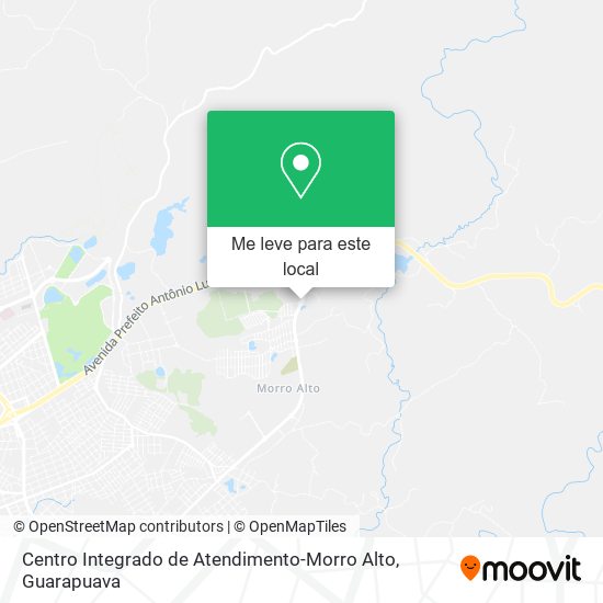 Centro Integrado de Atendimento-Morro Alto mapa