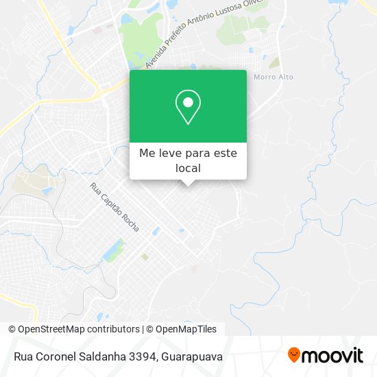 Rua Coronel Saldanha 3394 mapa