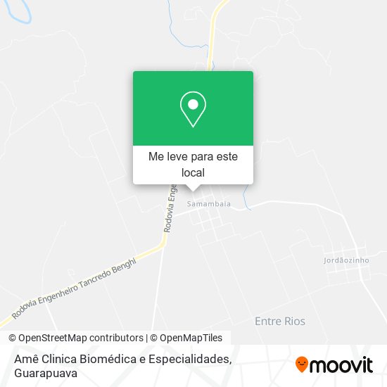 Amê Clinica Biomédica e Especialidades mapa