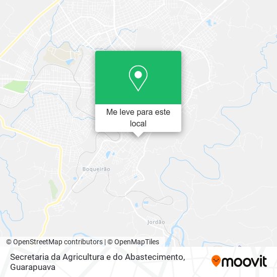 Secretaria da Agricultura e do Abastecimento mapa