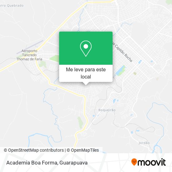 Academia Boa Forma mapa