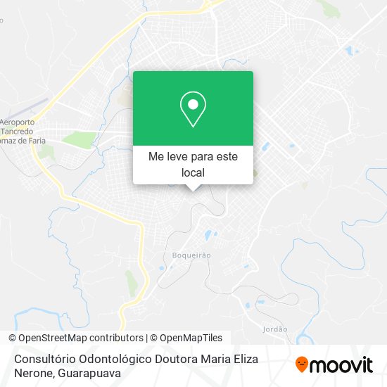 Consultório Odontológico Doutora Maria Eliza Nerone mapa