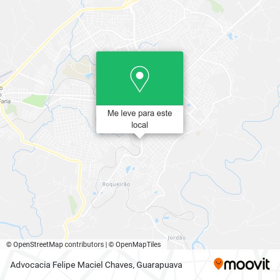 Advocacia Felipe Maciel Chaves mapa