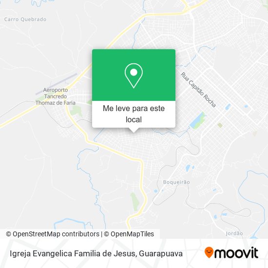 Igreja Evangelica Familia de Jesus mapa