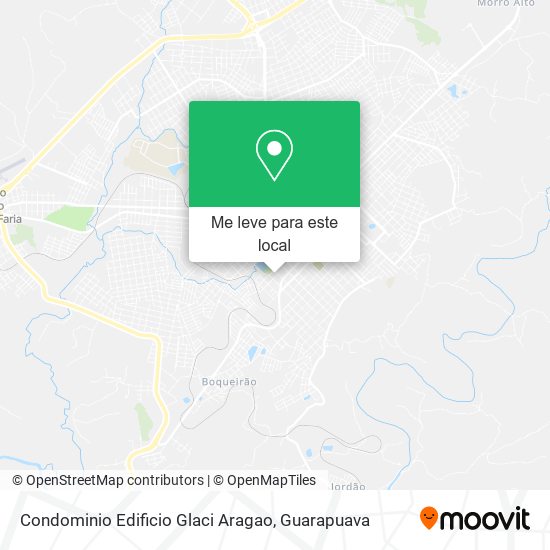 Condominio Edificio Glaci Aragao mapa