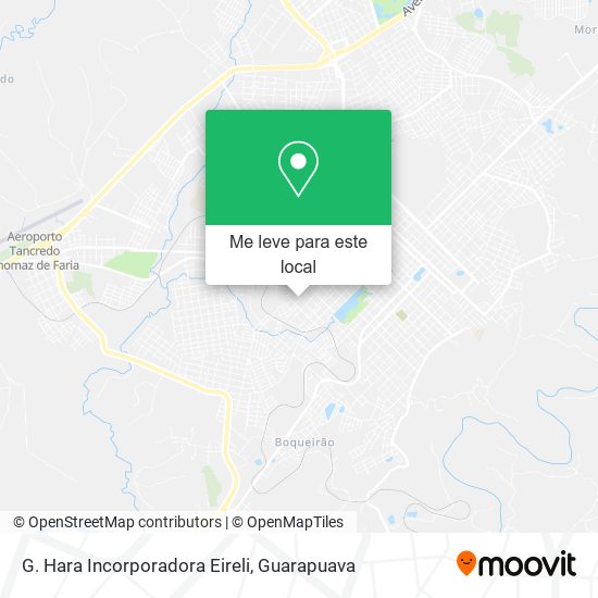 G. Hara Incorporadora Eireli mapa