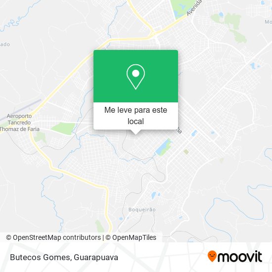 Butecos Gomes mapa