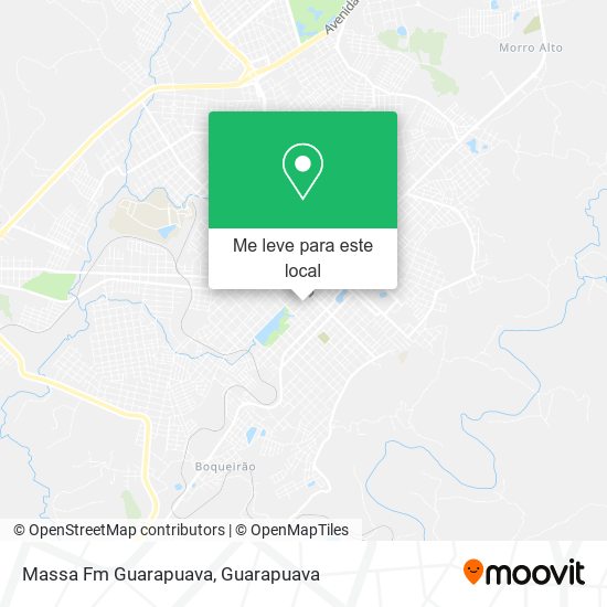 Massa Fm Guarapuava mapa