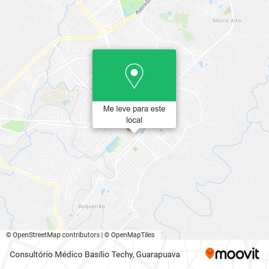 Consultório Médico Basílio Techy mapa