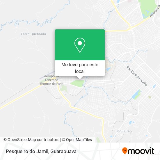 Pesqueiro do Jamil mapa