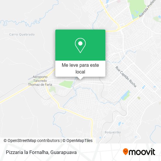 Pizzaria la Fornalha mapa