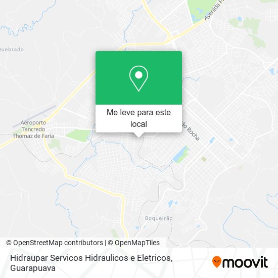 Hidraupar Servicos Hidraulicos e Eletricos mapa