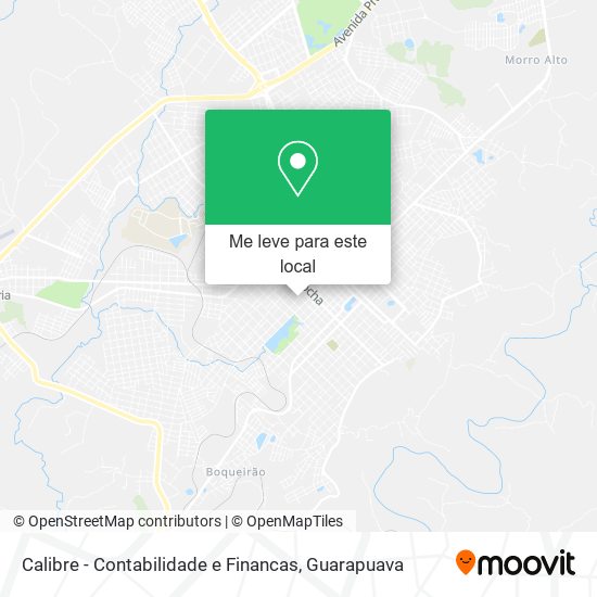 Calibre - Contabilidade e Financas mapa