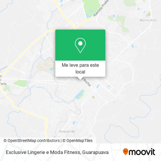 Exclusive Lingerie e Moda Fitness mapa