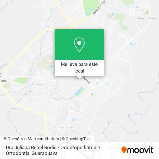 Dra Juliana Rupel Rodis - Odontopediatria e Ortodontia mapa