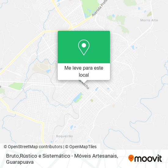 Bruto,Rústico e Sistemático - Móveis Artesanais mapa