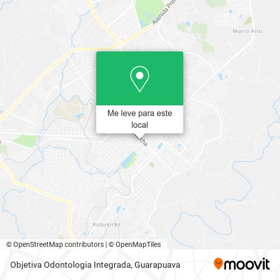 Objetiva Odontologia Integrada mapa