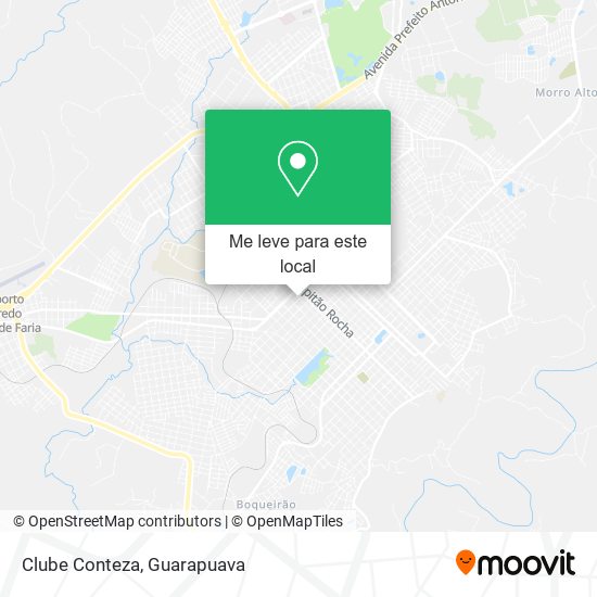 Clube Conteza mapa