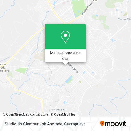 Studio do Glamour Joh Andrade mapa