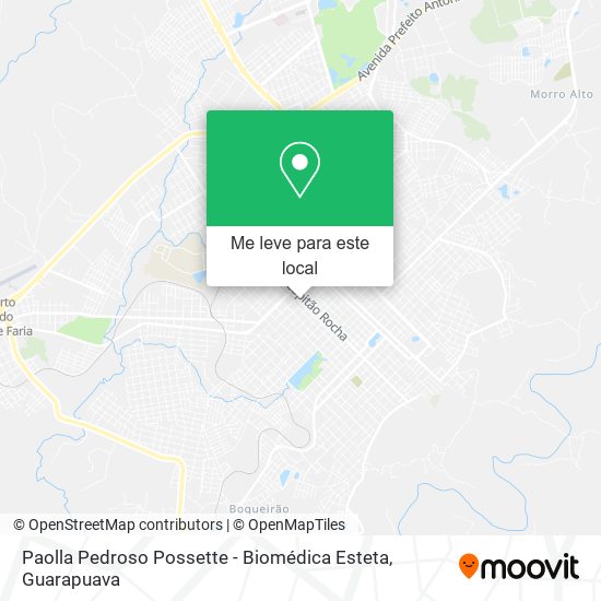 Paolla Pedroso Possette - Biomédica Esteta mapa
