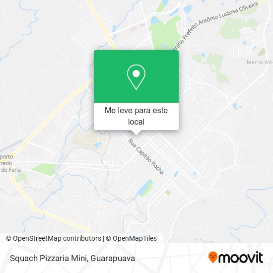 Squach Pizzaria Mini mapa