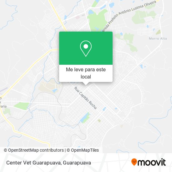 Center Vet Guarapuava mapa