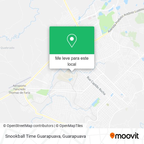 Snookball Time Guarapuava mapa